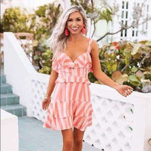Penthouse Pool Party Ruffle Dress